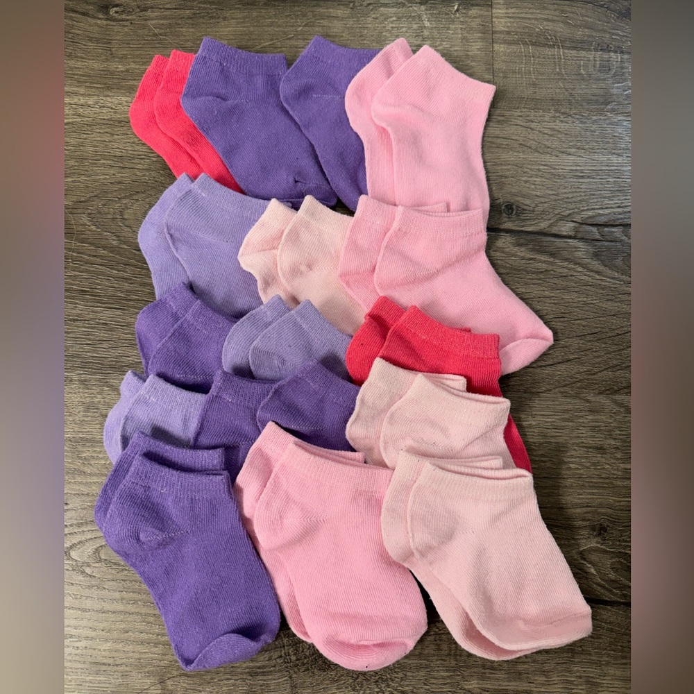 Colorful Ankle Socks Set (15 pairs)